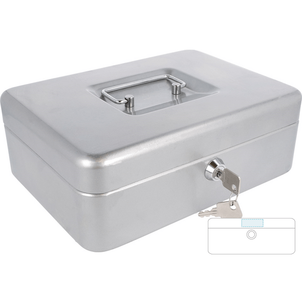 Money Box w/ Gray Steel Key